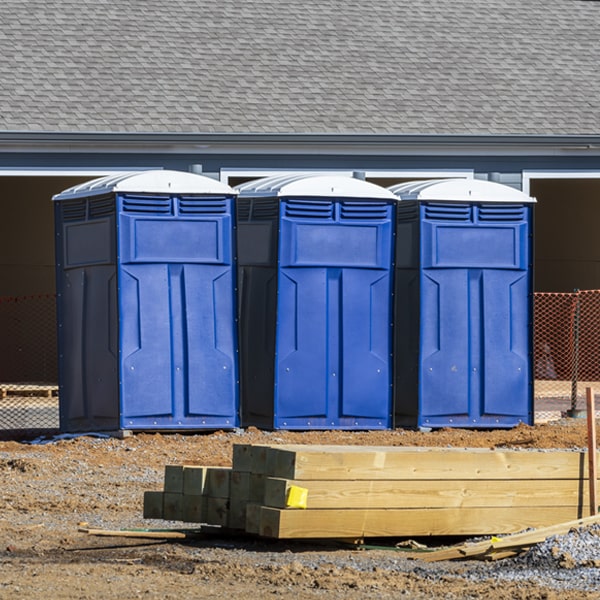 what is the cost difference between standard and deluxe porta potty rentals in Seba Dalkai